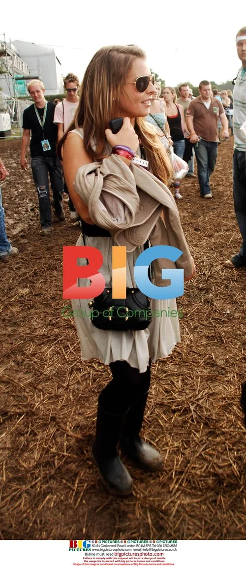 Coleen McLoughlin and friends at V Festival 2006