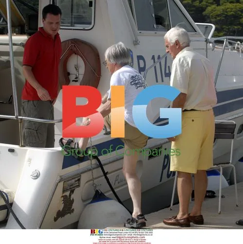Bernie Ecclestone goes for lunch in Croatia