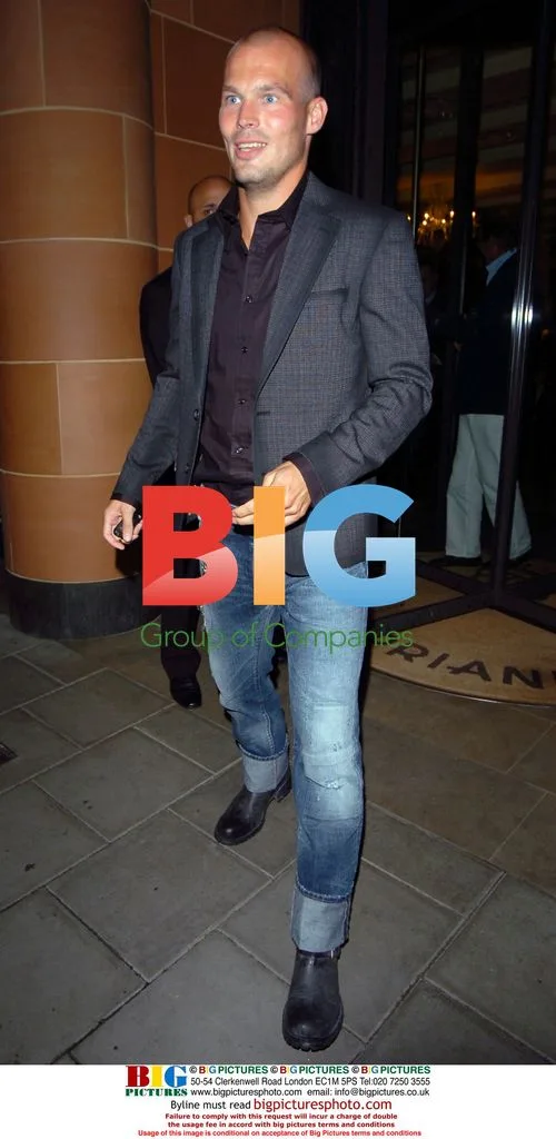 Footballer Freddie Ljungberg at Ciprianis