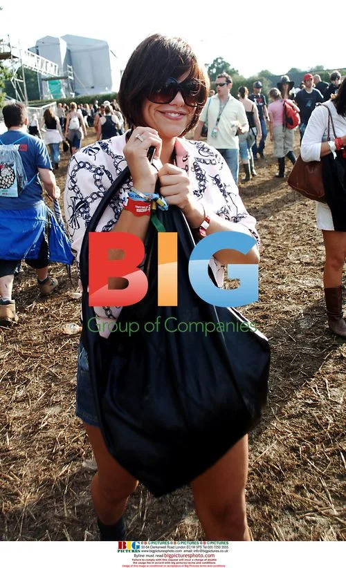 Jade Goody and friends at V Festival 2006