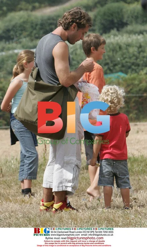 Actor Jude Law on holiday with son Rudy