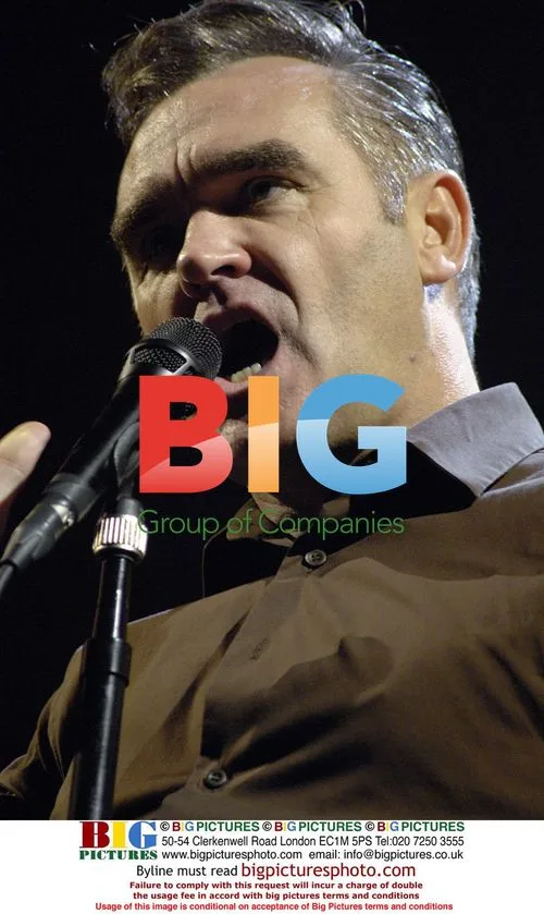 Morrissey performs at V Festival 2006