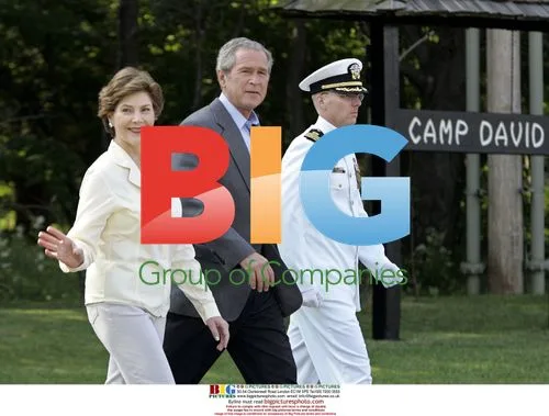 Bush Welcomes Danish PM to Camp David