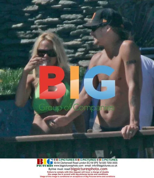 Pamela Anderson and Kid Rock Party in Malibu