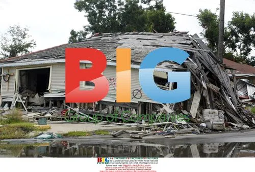 House Destroyed by Hurricane Katrina