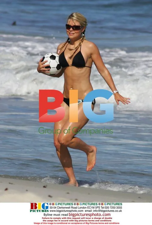 Vanessa Nimmo on South African beach