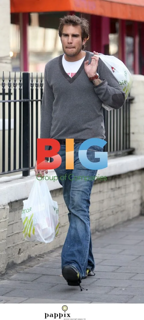 Barry Humphries' son Oscar shopping in London