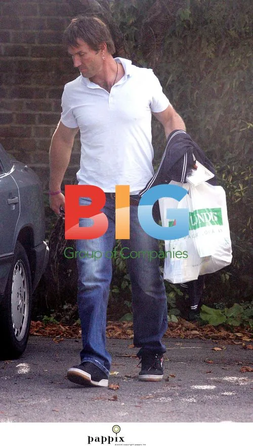 Pat Cash Leaving Car After Shopping