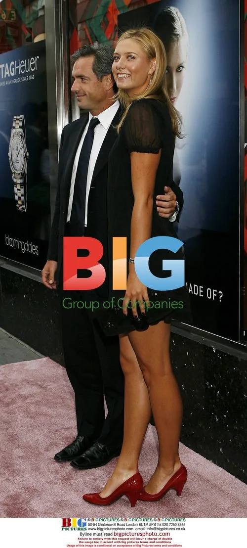 Maria Sharapova and Tag Heuer CEO at Bloomingdale's