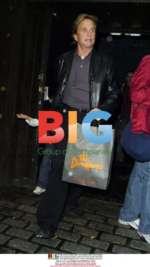 Michael Douglas & Son in London Dungeon