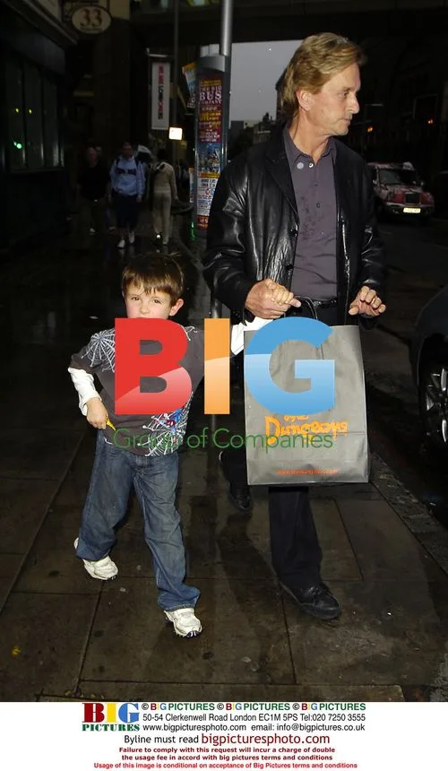 Michael Douglas and Son at London Dungeon