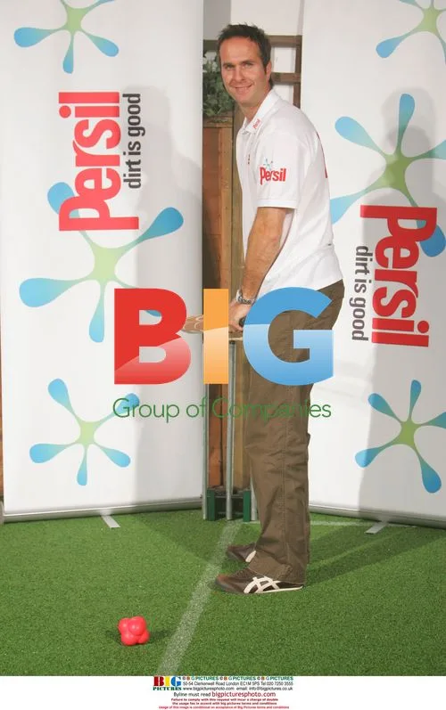 Michael Vaughan at Persil Skills Ball Live!