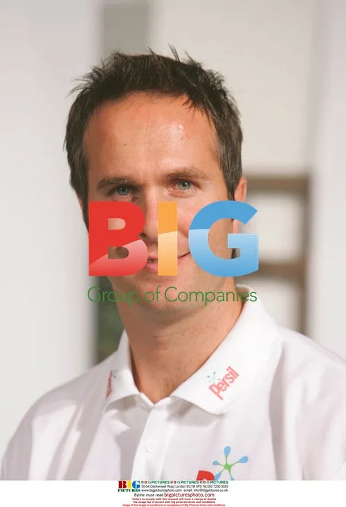 Michael Vaughan at Persil Skills Ball