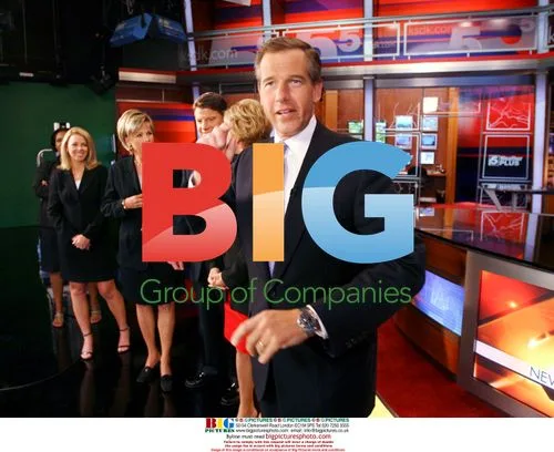 Brian Williams Directs NBC Nightly News Broadcast