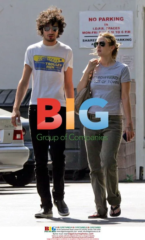 Drew Barrymore with Boyfriend Fabrizio Moretti