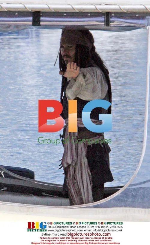 Johnny Depp as Captain Jack Sparrow in 'Pirates 3'