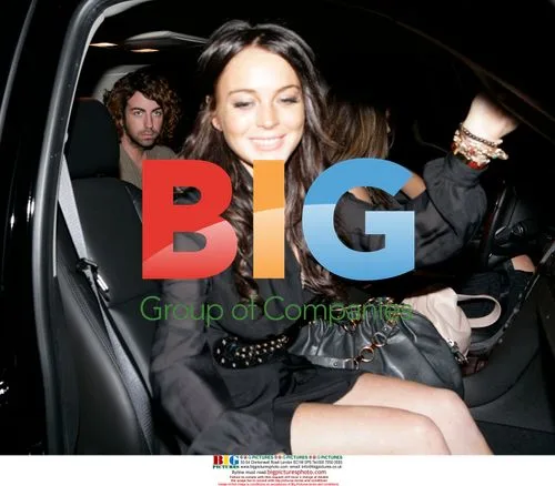 Lindsay Lohan Leaving Hair Salon