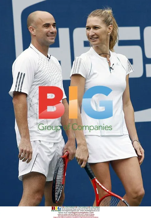 Agassi and Graf at Arthur Ashe Kids Day