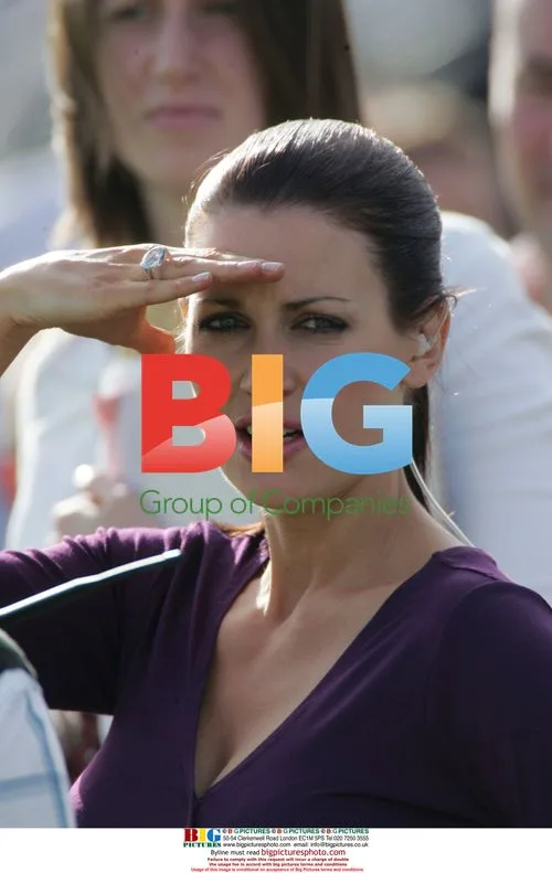 Kirsty Gallagher feels the cold at celebrity tournament