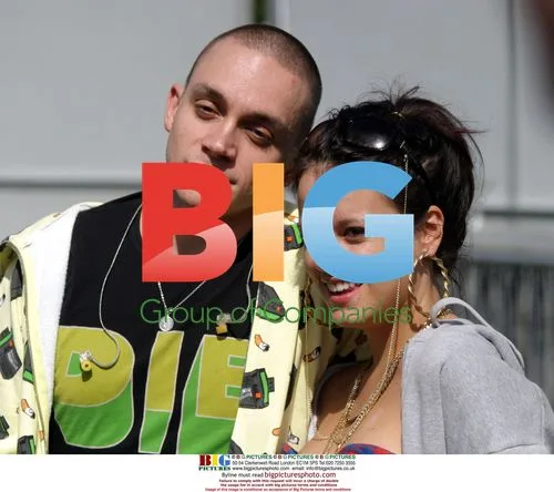 Rapper Lee Potter and Lily Allen at Metro Weekender