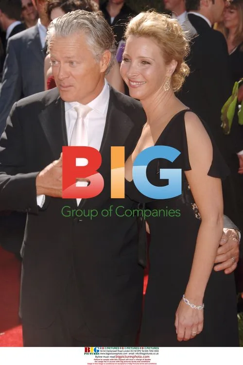 Lisa Kudrow and husband at Emmy Awards