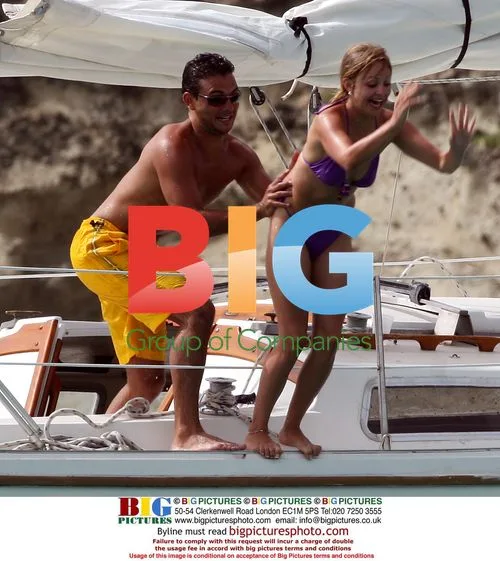 Coronation Street stars enjoy boat trip in Antigua
