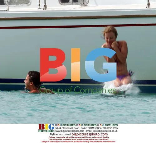 Coronation Street stars Tina O'Brien and Ryan Thomas on boat in Antigua