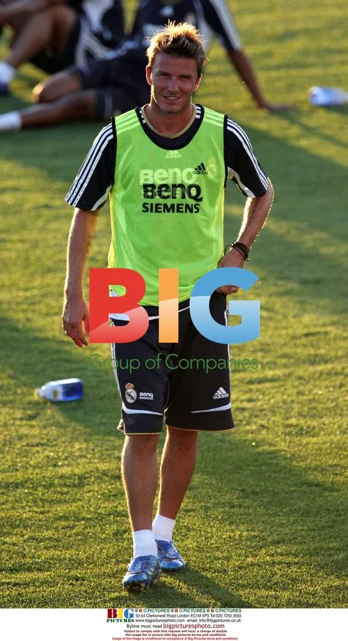 David Beckham Training with Real Madrid