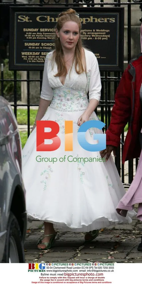 Coronation Street Wedding on Set