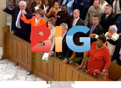 Bush and Blanco pray at Katrina memorial