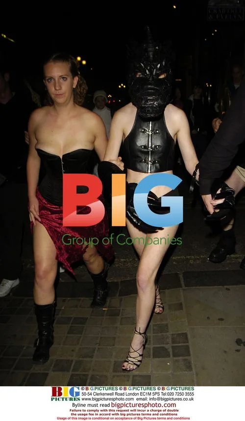 Guest at James Jagger's birthday party