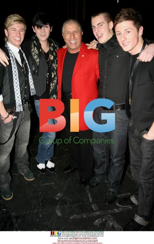 EATON ROAD (X Factor) backstage at Michael Shields benefit gig