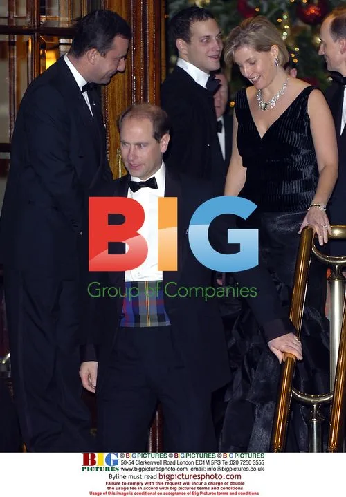 Prince Edward and Sophie Wessex at Ritz function