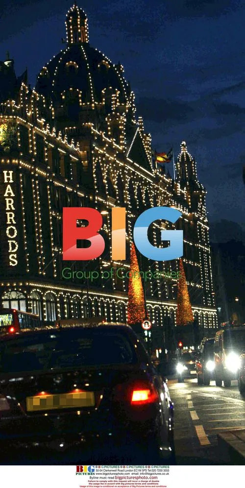 Xmas Lights at Harrods, London