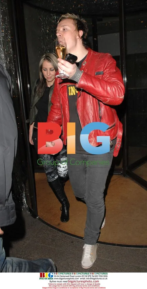 Natalie Appleton and Liam Howlett at Birthday Party