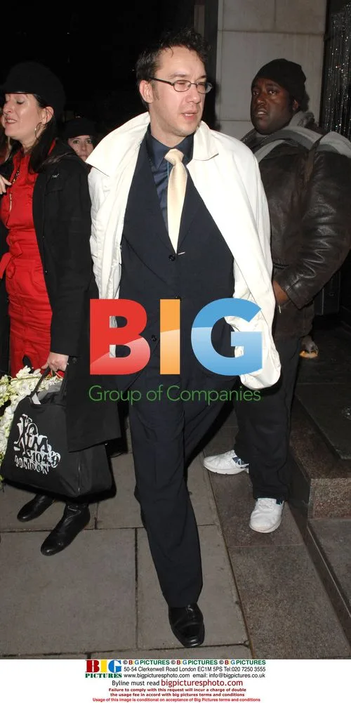 Mark Lamarr Leaving Nicole Appleton's Birthday