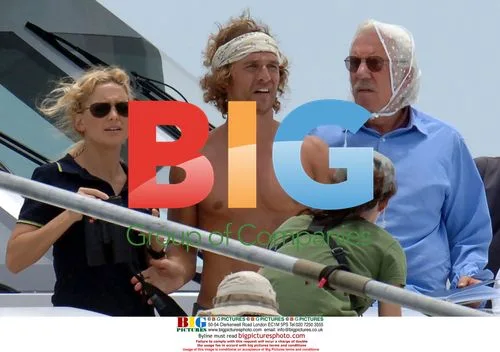 Matthew McConaughey, Kate Hudson on Fool's Gold set
