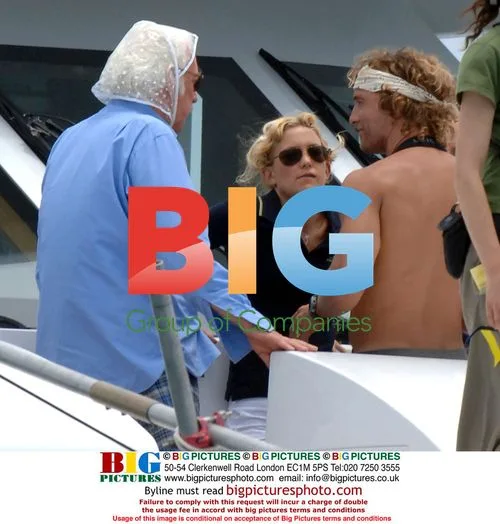 Actors Aboard Filming Boat in Australia