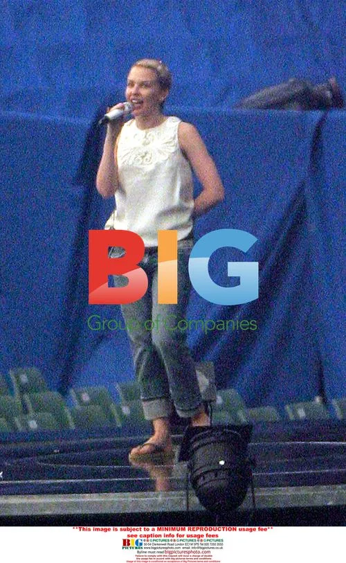 Kylie Minogue Soundcheck in Australia