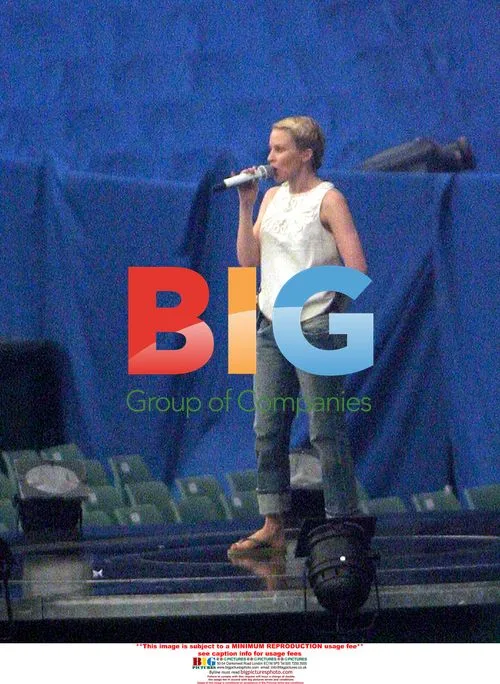 Kylie Minogue Sound Check in Perth