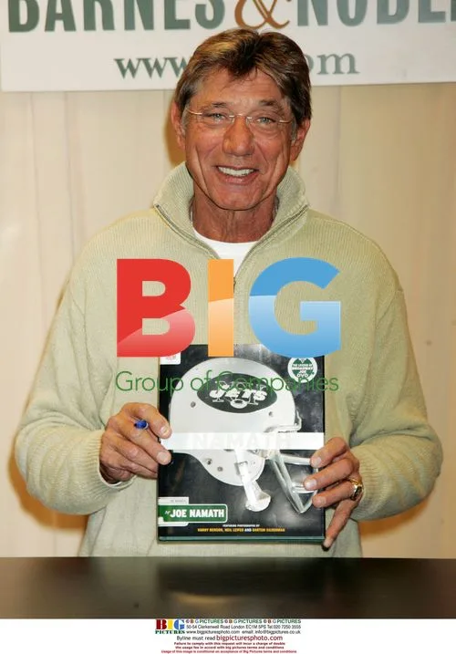Joe Namath promotes new book