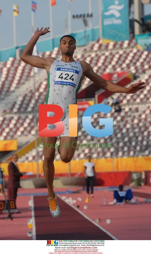 Hussain Taher Al Saba wins long jump gold