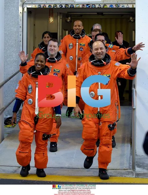Space Shuttle Discovery Crew Departs for Launch