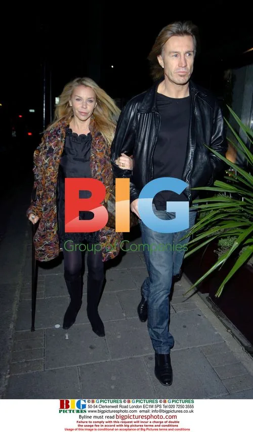 Leslie Ash and Lee Chapman at Embassy Club