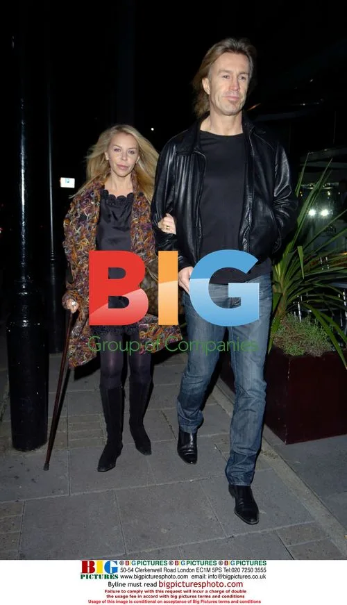 Leslie Ash and Lee Chapman at Embassy Club