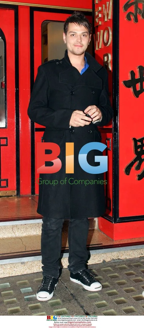 Matt Willis Filming Commercial in Chinatown