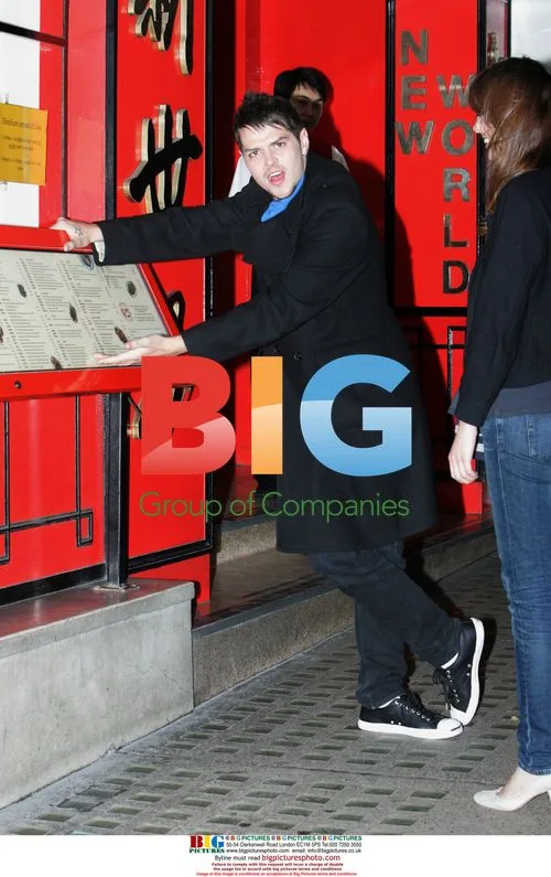 Matt Willis Filming Commercial in Chinatown