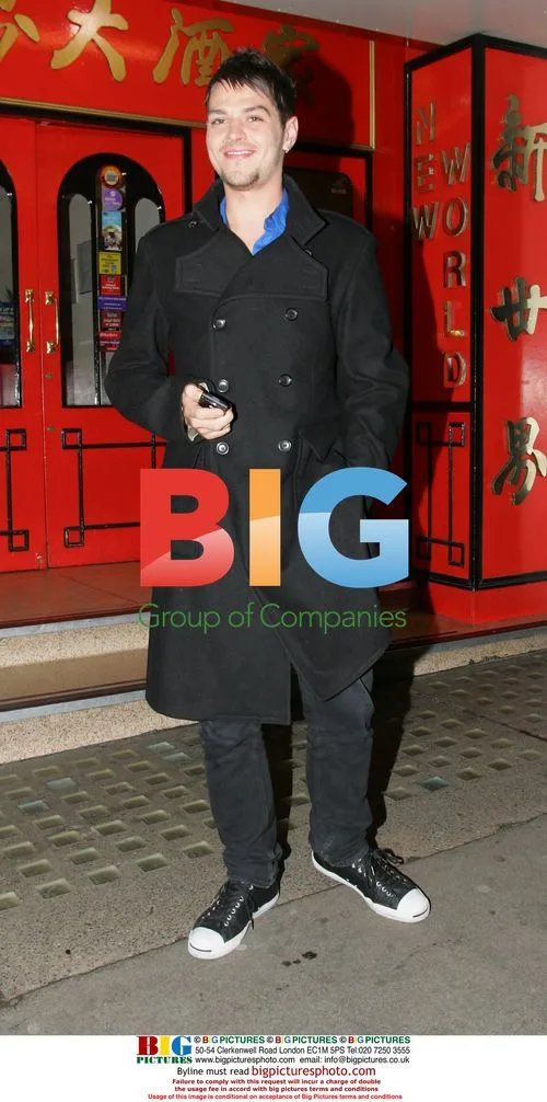 Matt Willis Filming Commercial in London