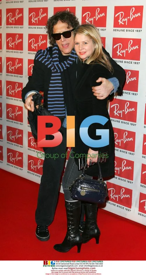 Mick Rock and Lee Starkey at Ray-Ban Photocall