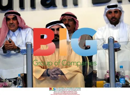 Sheikh Mohammed Watches Daughter Compete